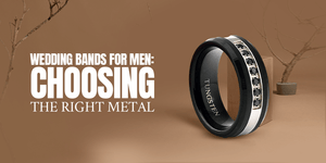 El metal importa: elegir el material adecuado que combine con su estilo para las alianzas de boda para hombres