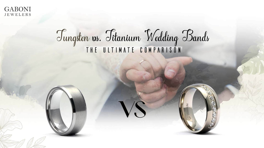 Tungsten vs Titanium Wedding Bands