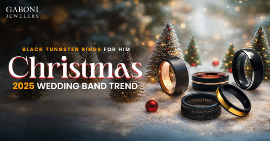 Black Tungsten Rings for Him: The Hottest Christmas 2025 Wedding Band Trend