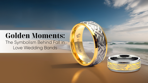 Golden Moments: The Symbolism Behind Fall in Love Wedding Bands
