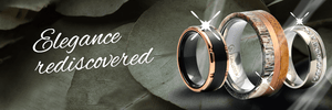 What's a unique material to make a wedding ring with?