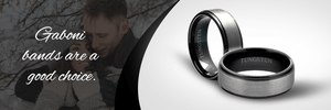 WHAT IS A BLACK WEDDING RING MADE OF?