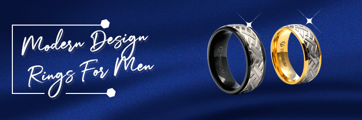 What are some excellent modern ring designs for men?