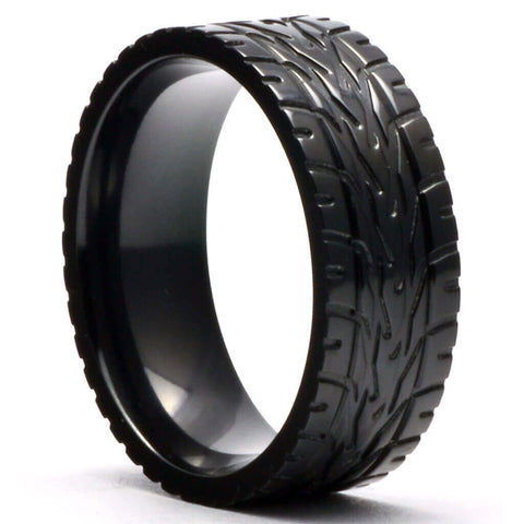 Tire Ring by Golden Crown Jewelers | Tire rings, Rings for men, Rings