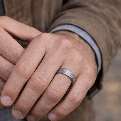 Meteorite-Meteorite-Ring-8mm-Dome-7-Gaboni-Jewelers