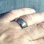 THORS 8mm Tungsten Ring with Matte Finish & Beveled Edge