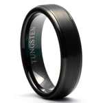 ETOT Black Tungsten Wedding Ring - Gaboni Jewelers