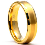 HONOR Gold Plated Tungsten Wedding Band - Gaboni Jewelers